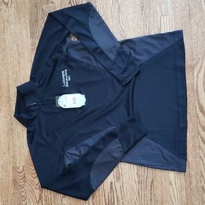 (L) NWT Sunice Silver X-Static Flow-Dry Moisture Wicking Performance Wear Golf